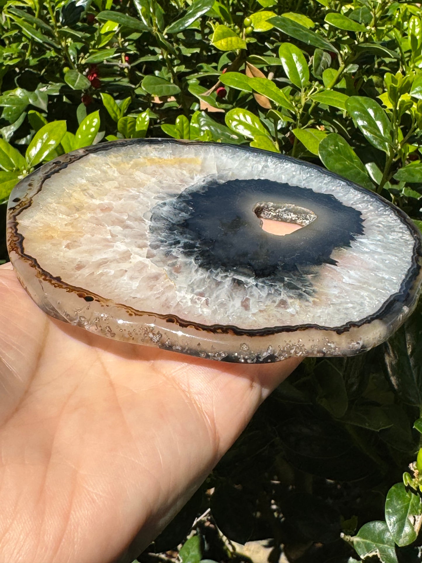 Druzy Agate Slab - Agate Slice