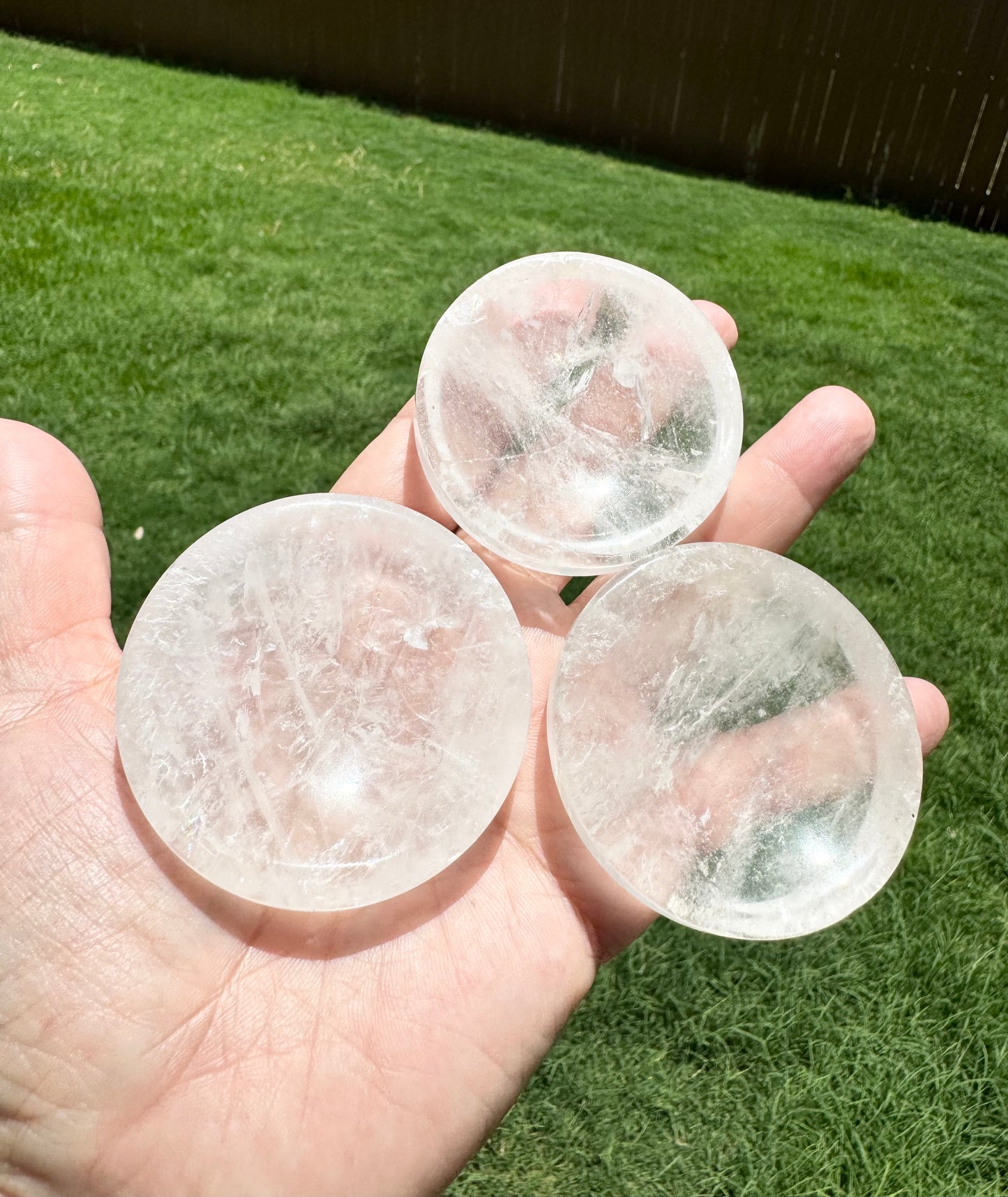 Clear Quartz Mini Bowl Carving