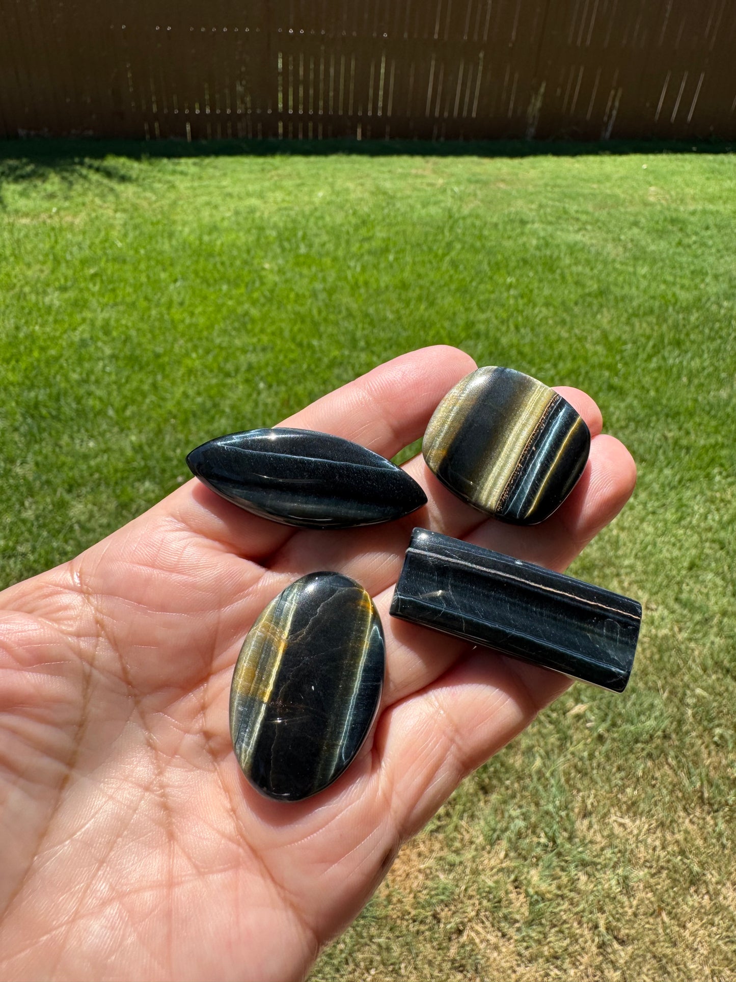 Natural Blue Tiger Eye Cabochon