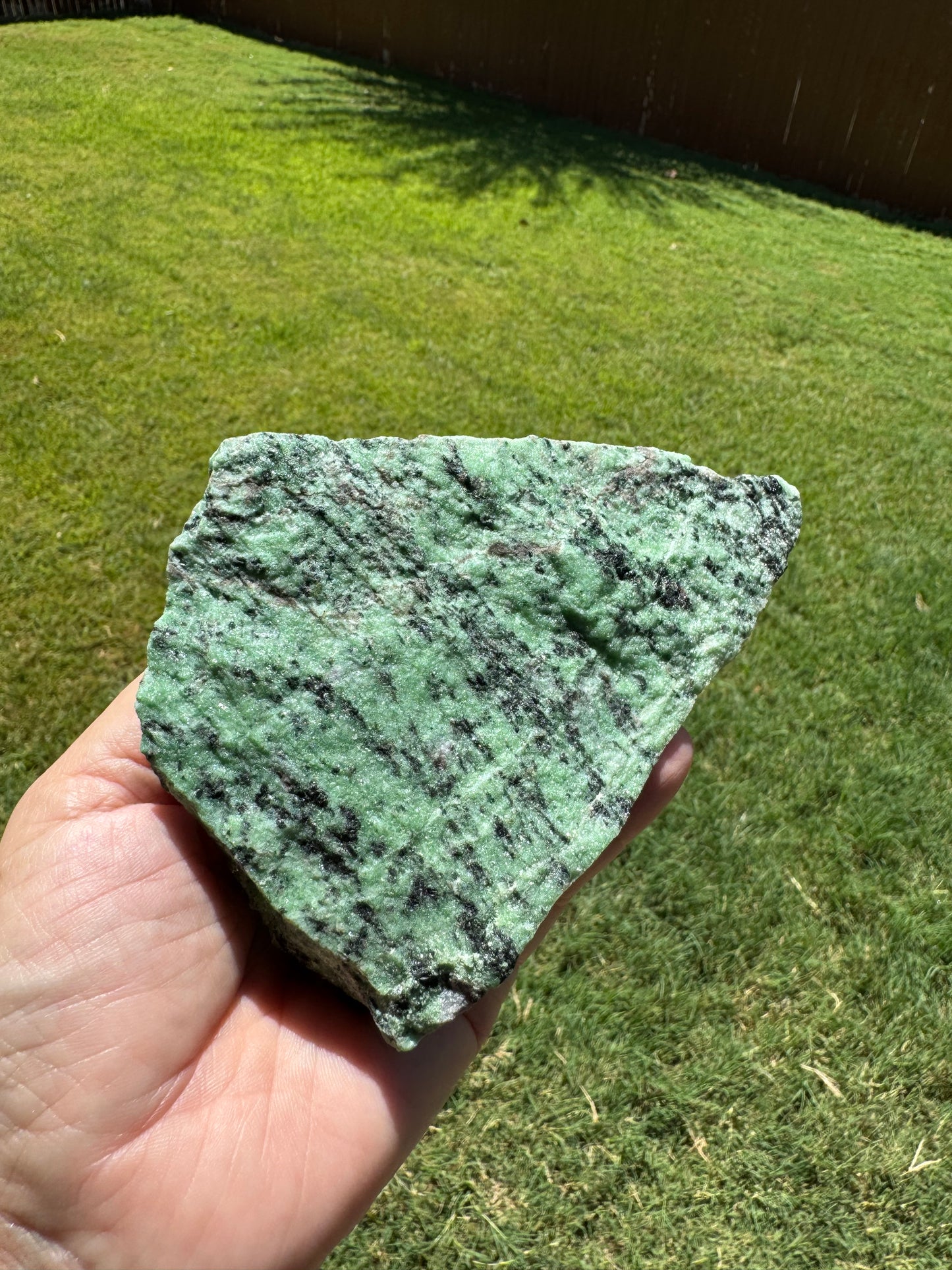 Raw Green Zoisite Stone 1.7 lb.