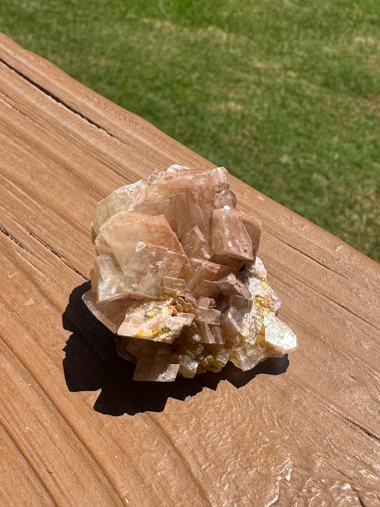 Chabazite and Mimetite Specimen