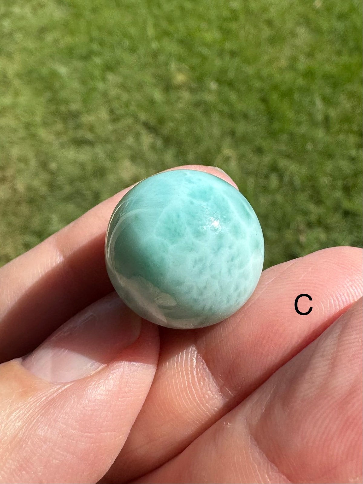 Larimar Mini Sphere 18/17mm