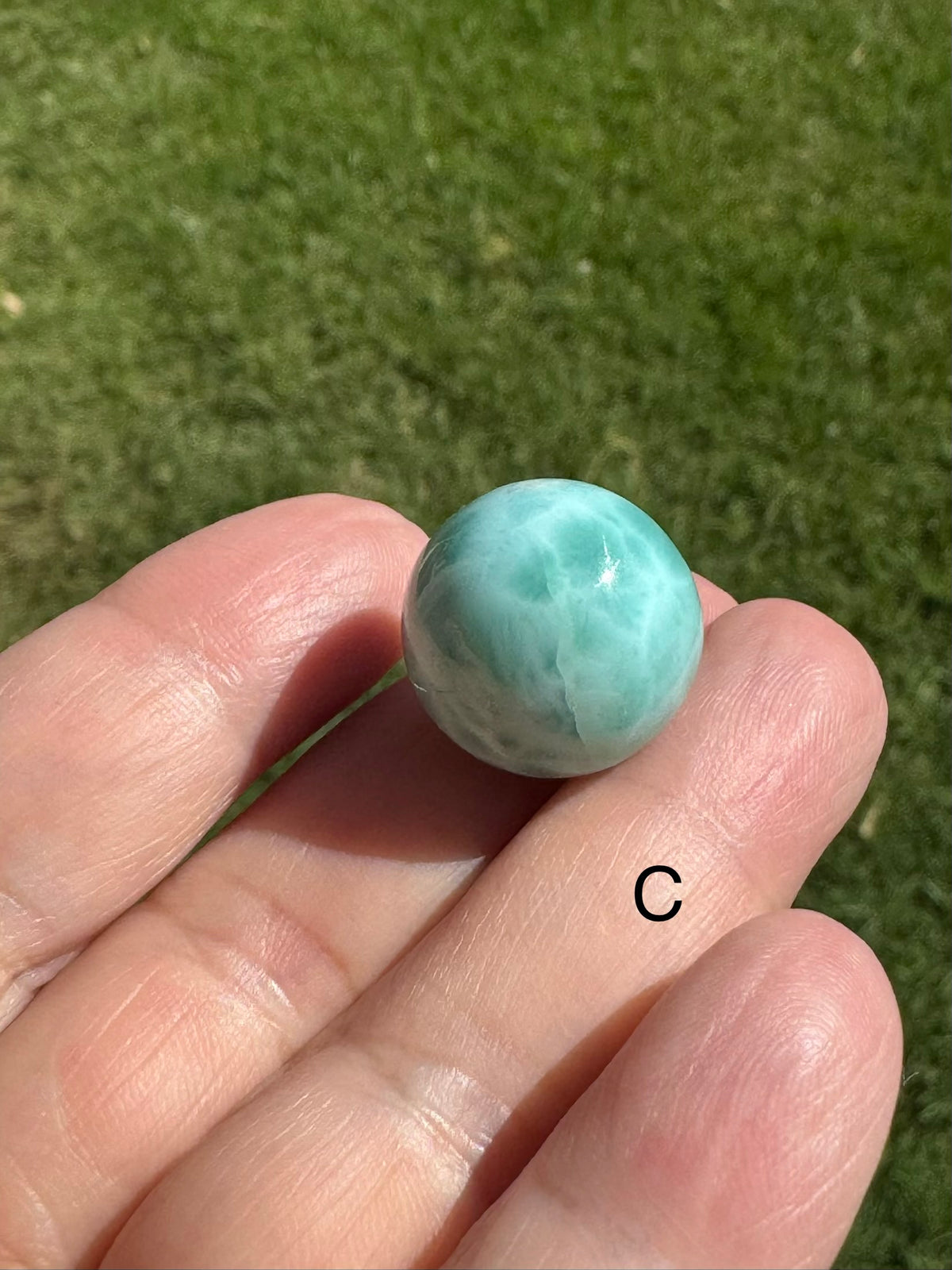Larimar Mini Sphere 18/17mm