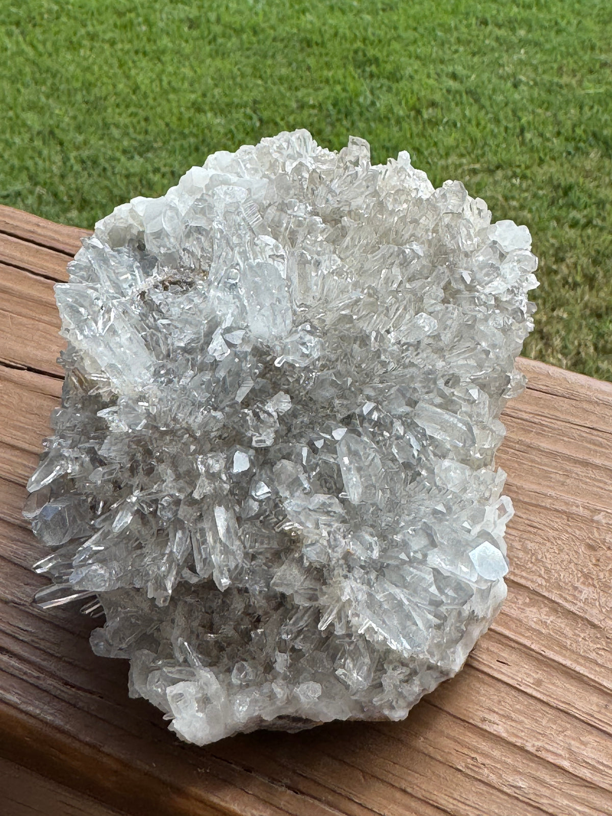 Natural Clear Quartz Cluster