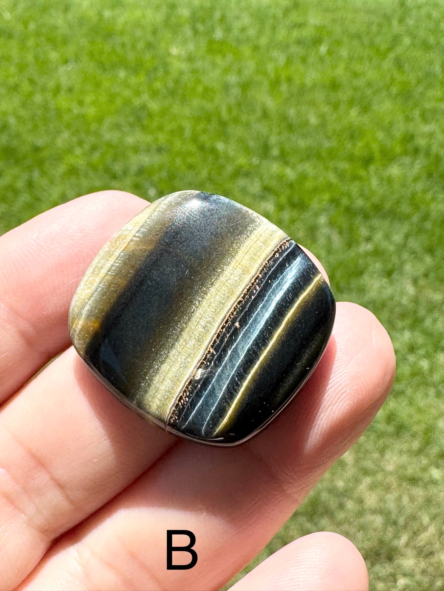 Natural Blue Tiger Eye Cabochon