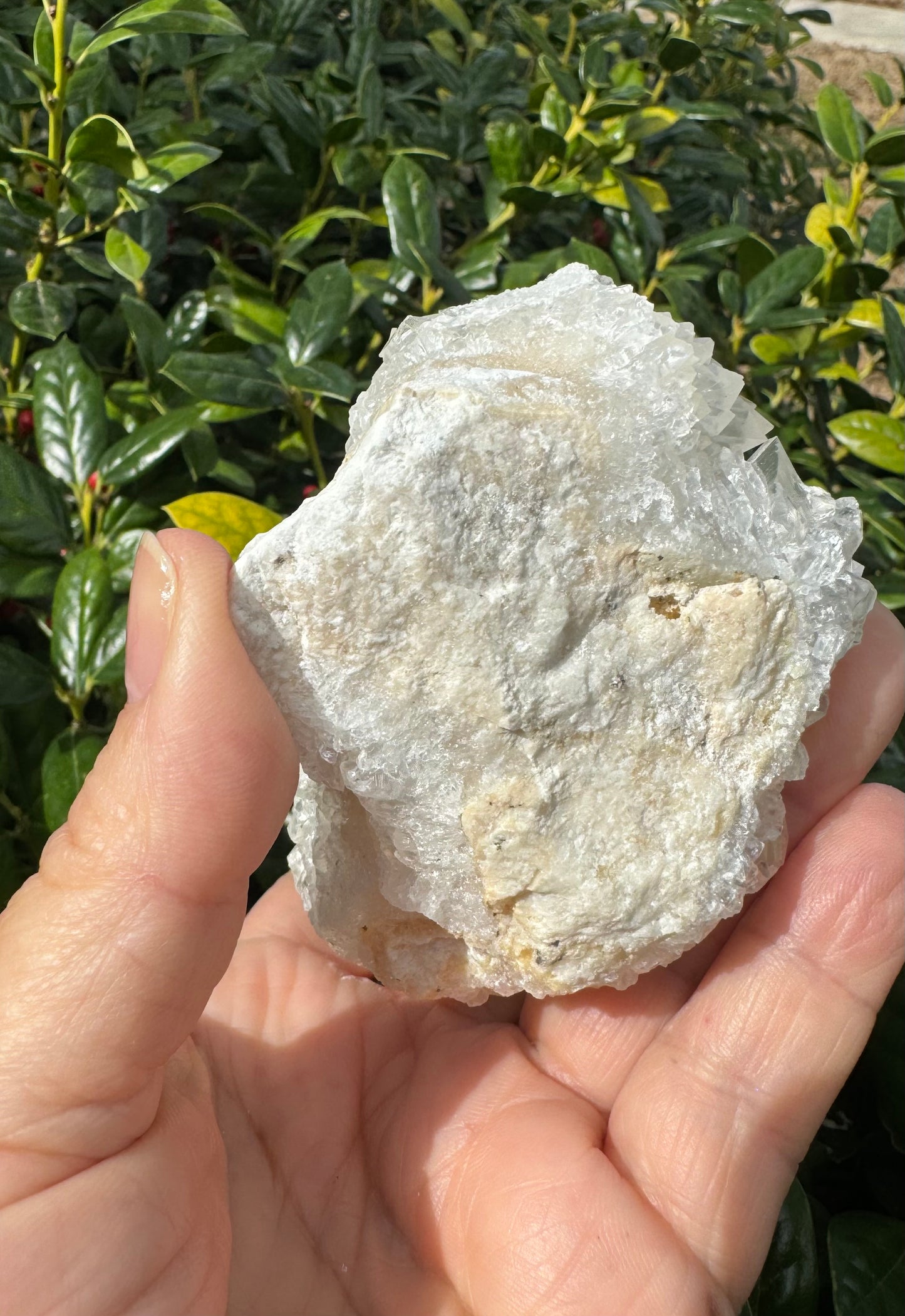 White Calcite Specimen