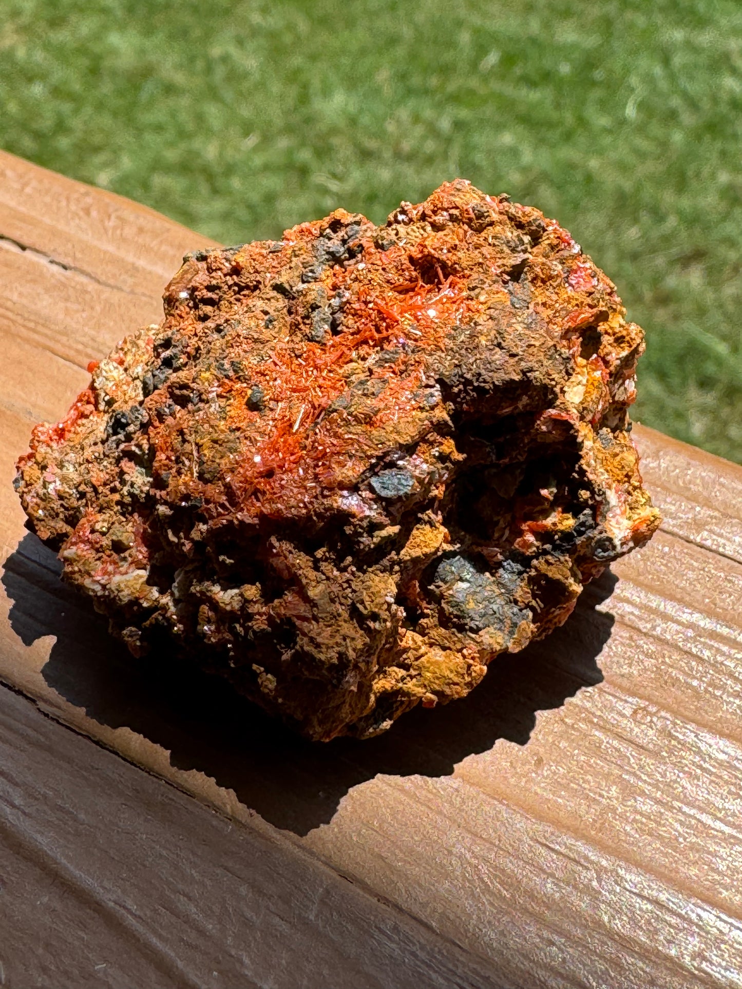 Rare Crocoite Mineral Specimen