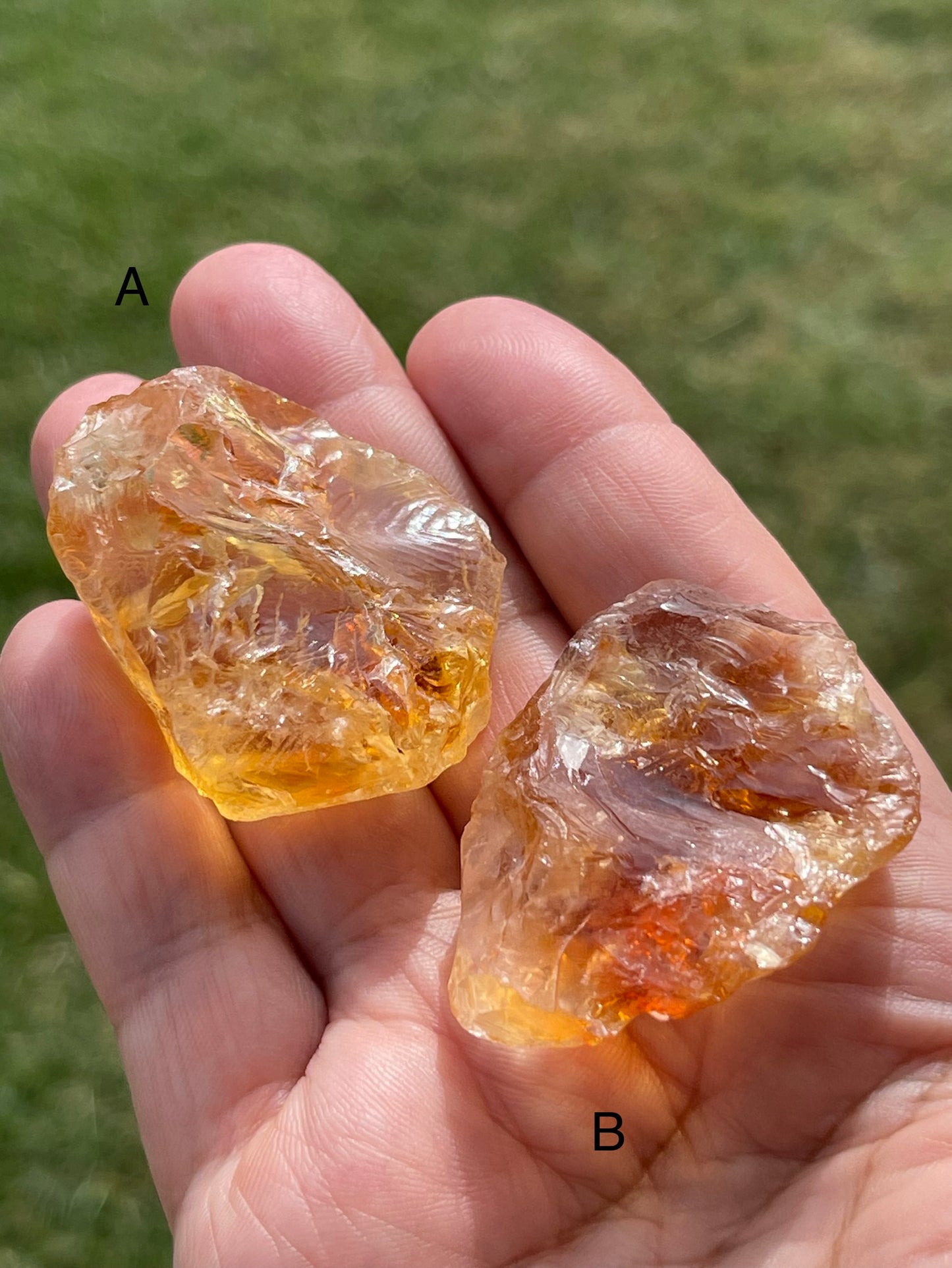 AAA Brazilian Citrine Raw Stone