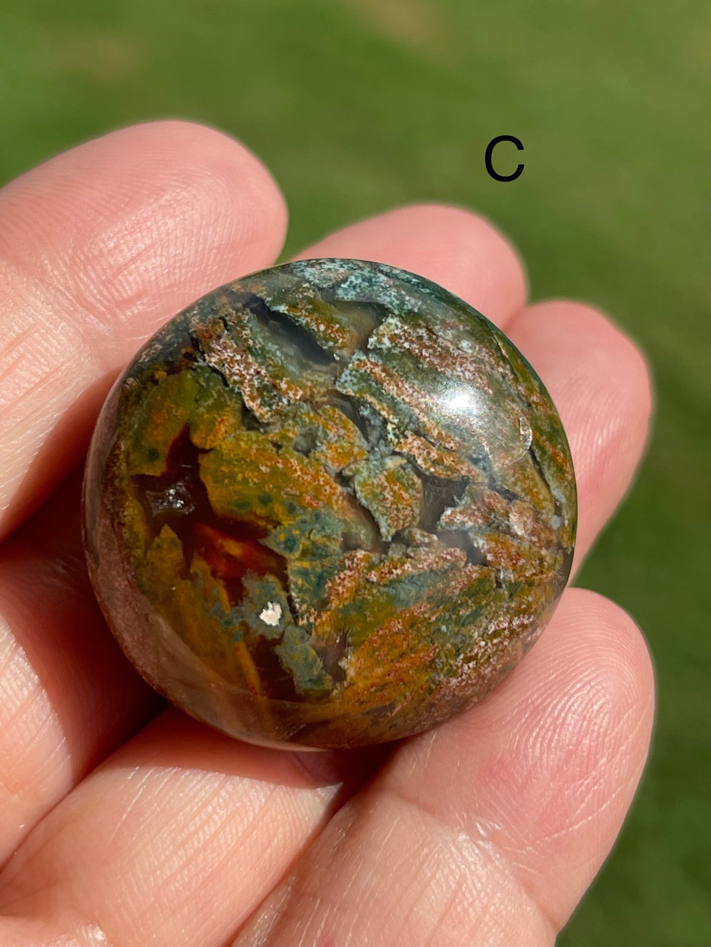 Ocean Jasper Small Palm