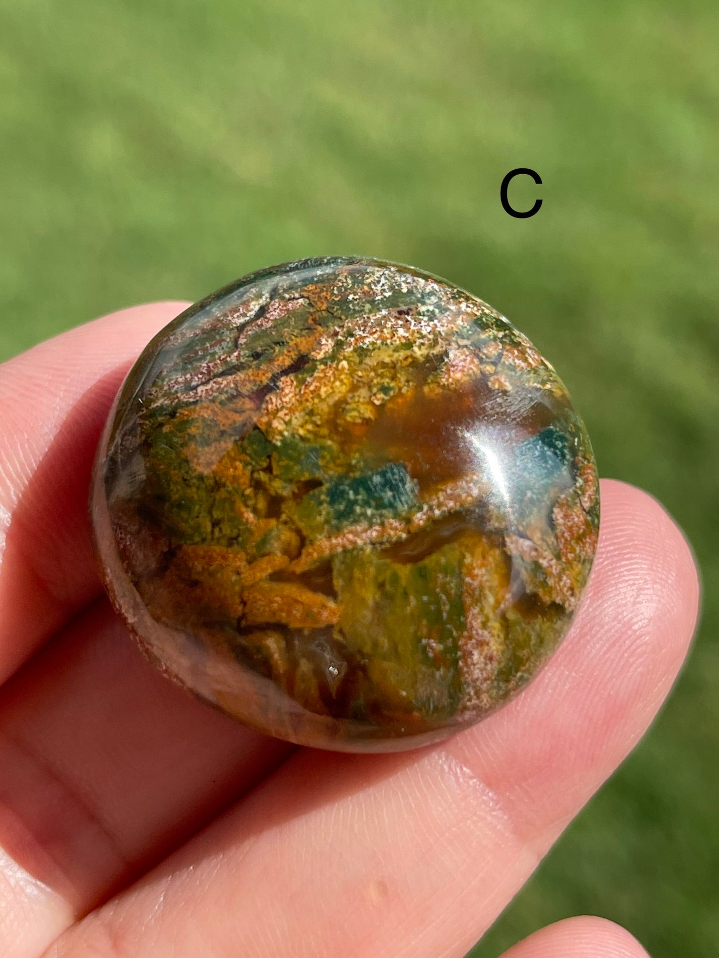 Ocean Jasper Small Palm