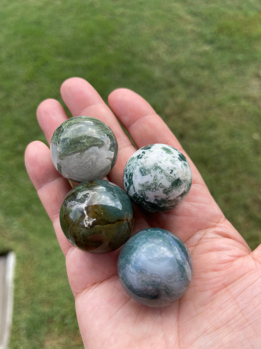 Moss Agate Sphere