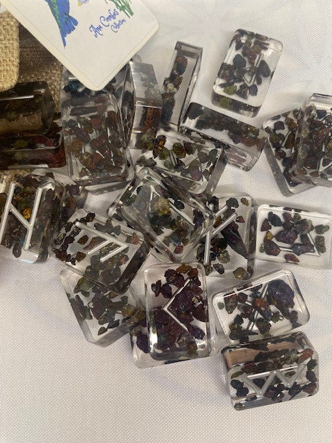 Chalcopyrite Resin Runes Set